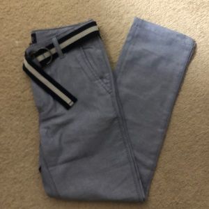 Light Blue Pants with Belt